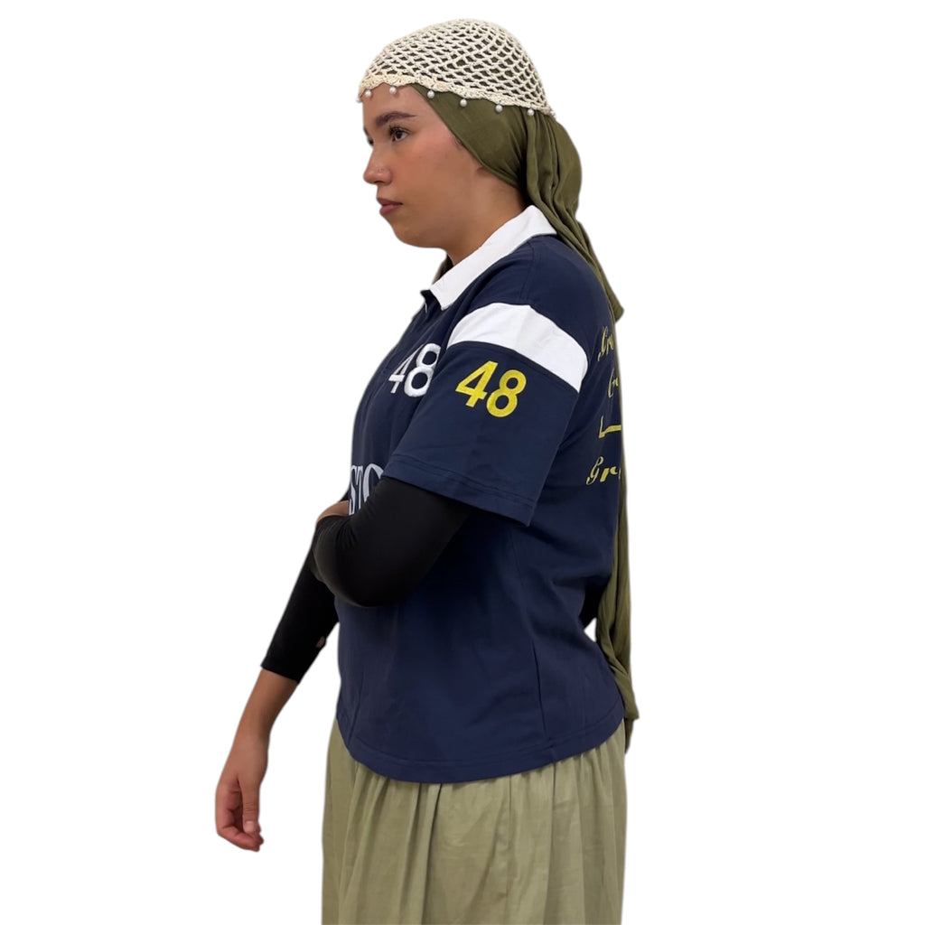 Justom Nº.48 Navy Polo