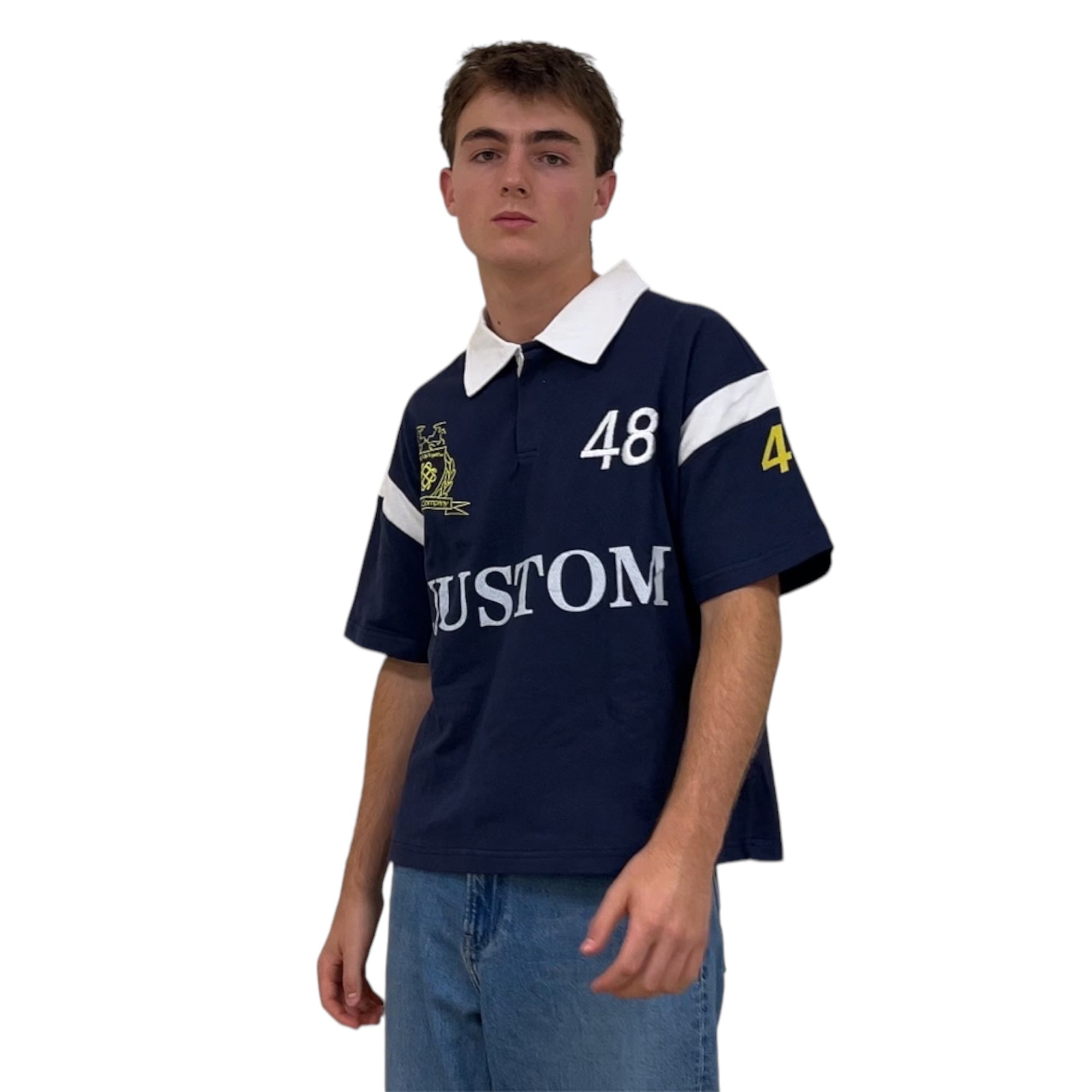 Justom Nº.48 Navy Polo