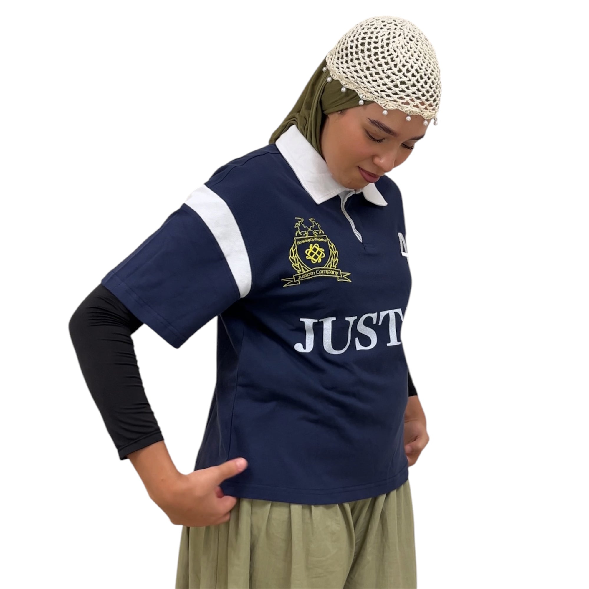 Justom Nº.48 Navy Polo
