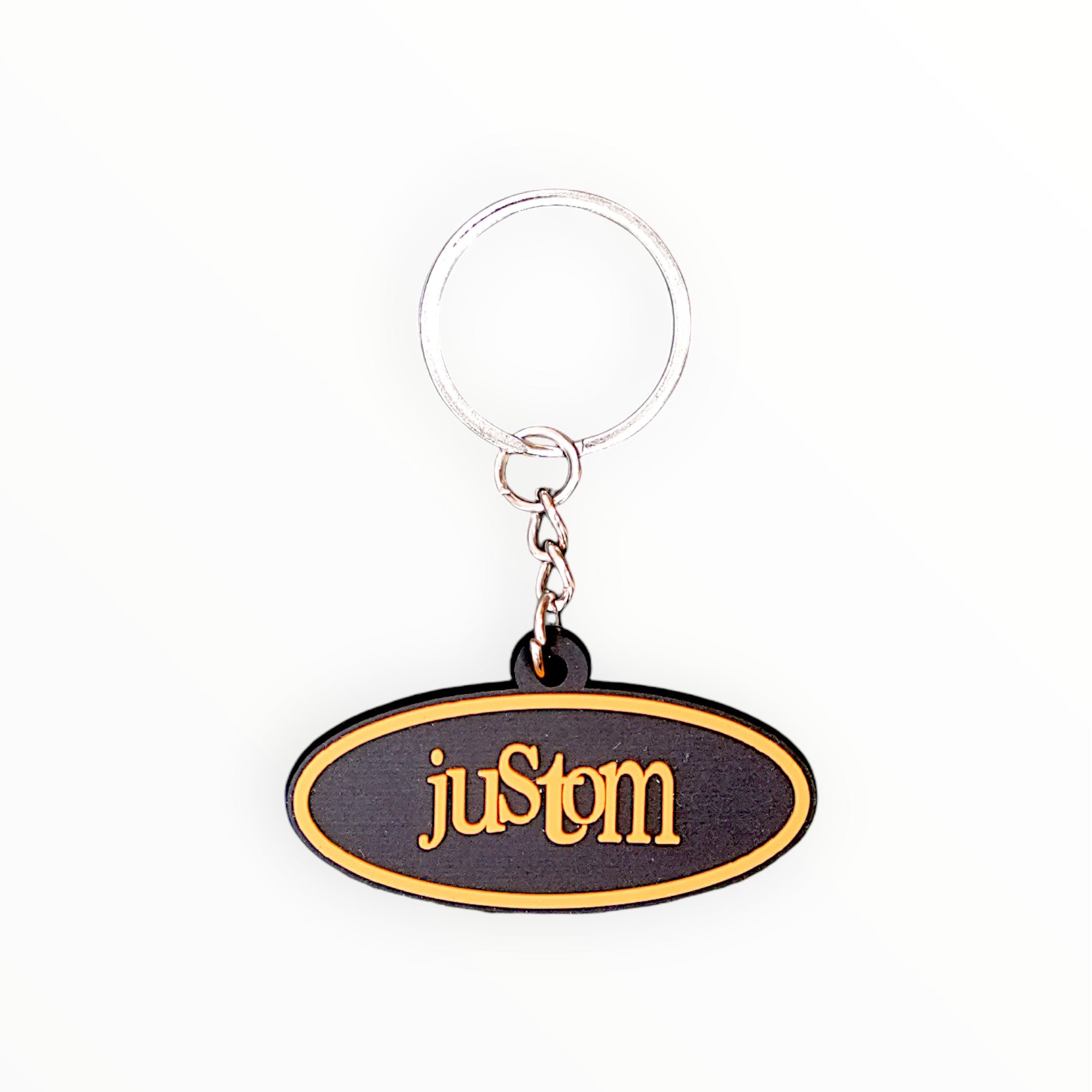 LLAVERO CON EL LOGO DE JUSTOM